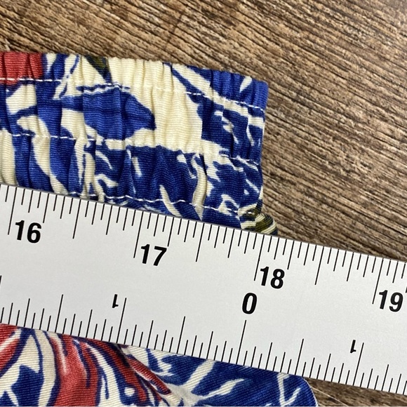 Nautica Swim Trunks Men XL Multicolor Tropical Drawstring Nylon Mesh Brief 16” - Picture 6 of 7